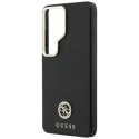 Etui Guess Rhinestone Round Logo MagSafe do Samsung Galaxy S26 Ultra czarny