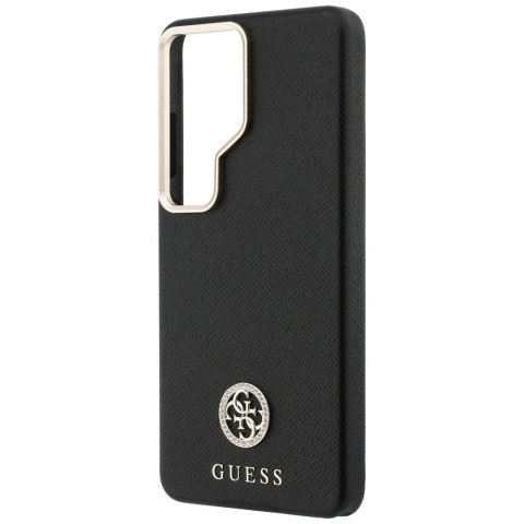 Etui Guess Rhinestone Round Logo MagSafe do Samsung Galaxy S26 Ultra czarny
