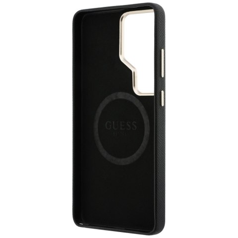 Etui Guess Rhinestone Round Logo MagSafe do Samsung Galaxy S26 Ultra czarny