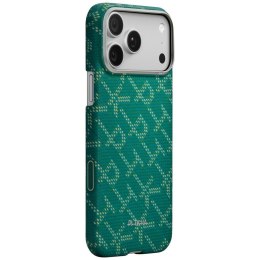 PITAKA Monogram-Gold/Red Ultra-Slim 
Case for iPhone 17 Pro Max