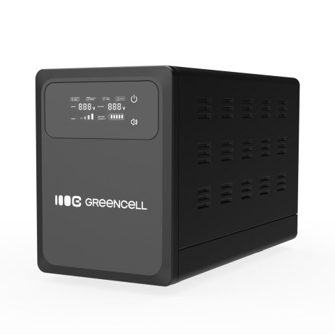 UPS ZASILACZ AWARYJNY Greencell PowerCore 1200VA 800W AVR 12VDC LCD