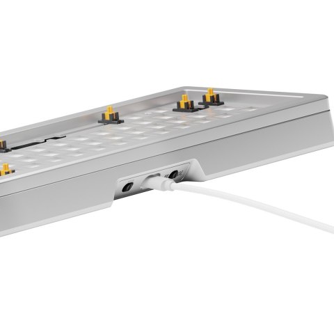 Glorious Gaming GLO-KB-GMMK3-PRO-65-BB-W-SIL-US klawiatura