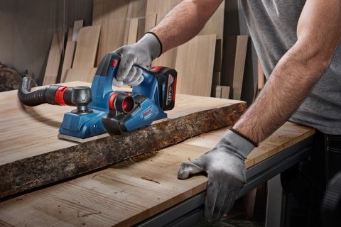Bosch GHO 185-LI Czarny, Niebieski 14000 RPM