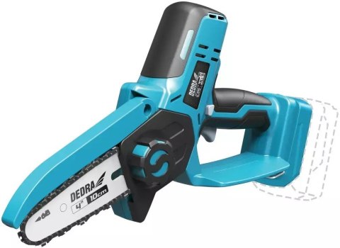 Dedra MINI PIŁA ŁAŃCUCHOWA 4" 18V BEZ AKUMULATORA I ŁADOWARKI