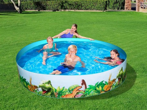 Basen ogrodowy Dinozaury 244x46cm Bestway 55001