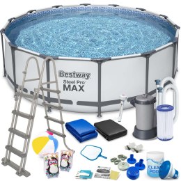 Basen ogrodowy stelażowy 488 x 122 cm 19w1 Bestway 5612Z
