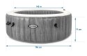 Dmuchane SPA Jacuzzi z hydromasażem 196 x 71 cm 4 os. INTEX 28440