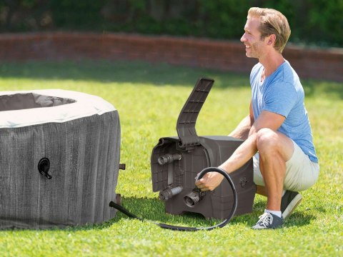 Dmuchane SPA Jacuzzi z hydromasażem 196 x 71 cm 4 os. + akcesoria premium INTEX 28440