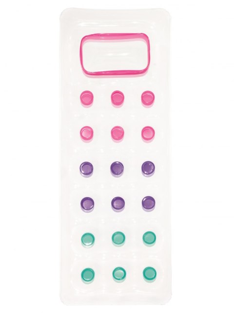 Materac plażowy z okienkiem 188 x 71 cm Bestway 43040 różowy