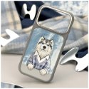 Etui Nimmy Gentle Pets Series Dog MagSafe do iPhone 17 Pro Max szary
