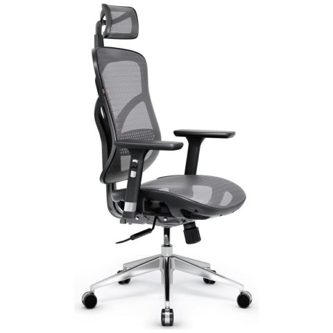 Fotel ergonomiczny Diablo Chairs V-Basic czarno-szary