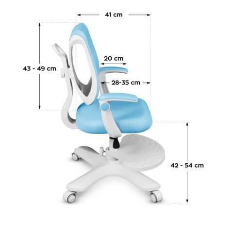 Fotel obrotowy Junior 4.6 Blue