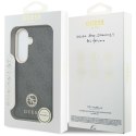 Etui Guess 4G Rhinestone Round Logo MagSafe do Samsung Galaxy S26+ czarny