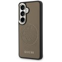 Etui Guess Perforated Logo MagSafe do Samsung Galaxy S26 brązowy