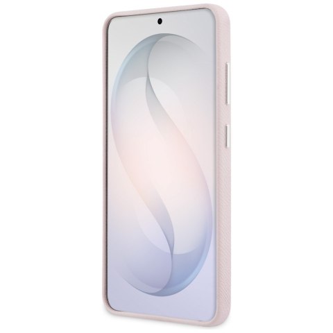 Etui Karl Lagerfeld Saffiano KC Metal Logo MagSafe do Samsung Galaxy S26+ różowy