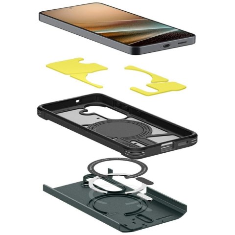 Etui Spigen Tough Armor Mag MagSafe do Samsung Galaxy S26+ zielony