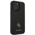 Guess GUHCP13LPS4MK iPhone 13 Pro / 13 6,1" czarny/black hardcase Saffiano 4G Small Metal Logo