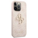 Guess GUHCP13X4GMGPI iPhone 13 Pro Max 6,7" różowy/pink hardcase 4G Big Metal Logo