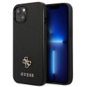 Guess GUHCP13SPS4MK iPhone 13 mini 5,4" czarny/black hardcase Saffiano 4G Small Metal Logo
