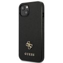 Guess GUHCP13SPS4MK iPhone 13 mini 5,4" czarny/black hardcase Saffiano 4G Small Metal Logo