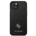 Guess GUHCP13SPS4MK iPhone 13 mini 5,4" czarny/black hardcase Saffiano 4G Small Metal Logo