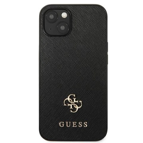 Guess GUHCP13SPS4MK iPhone 13 mini 5,4" czarny/black hardcase Saffiano 4G Small Metal Logo