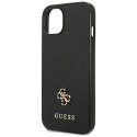 Guess GUHCP13SPS4MK iPhone 13 mini 5,4" czarny/black hardcase Saffiano 4G Small Metal Logo