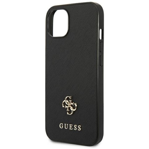 Guess GUHCP13SPS4MK iPhone 13 mini 5,4" czarny/black hardcase Saffiano 4G Small Metal Logo