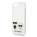 Karl Lagerfeld KLHCI8CKTR iPhone 7/8/SE 2020 / SE 2022 hardcase Transparent Karl & Choupette