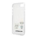 Karl Lagerfeld KLHCI8CKTR iPhone 7/8/SE 2020 / SE 2022 hardcase Transparent Karl & Choupette