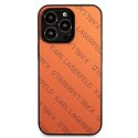 Karl Lagerfeld KLHCP13XPTLO iPhone 13 Pro Max 6,7" hardcase pomarańczowy/orange Perforated Allover