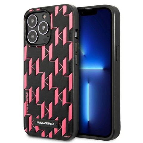 Karl Lagerfeld KLHCP13LMNMP1P iPhone 13 Pro / 13 6,1" hardcase różowy/pink Monogram Plaque