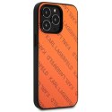 Karl Lagerfeld KLHCP13LPTLO iPhone 13 Pro / 13 6,1" hardcase pomarańczowy/orange Perforated Allover