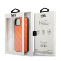 Karl Lagerfeld KLHCP13MPTLO iPhone 13 6,1" hardcase pomarańczowy/orange Perforated Allover