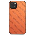 Karl Lagerfeld KLHCP13SPTLO iPhone 13 mini 5,4" hardcase pomarańczowy/orange Perforated Allover