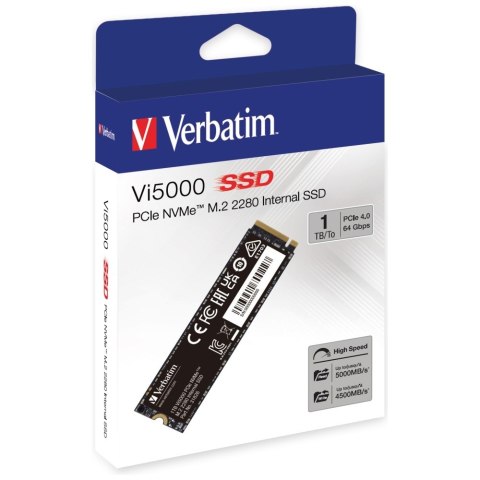 Dysk wewnętrzny Verbatim Vi5000 PCIe NVMe™ M.2 SSD 1TB 31826