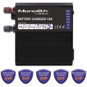 Inteligentna ładowarka Qoltec Monolith do akumulatorów LiFePO4 AGM GEL SLA 10A 12V