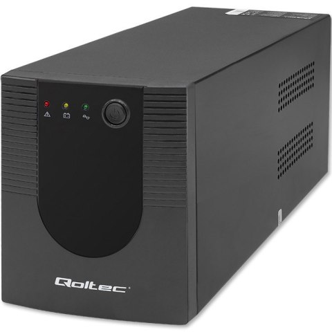 Qoltec 53777 zasilacz UPS Technologia line-interactive 2 kVA 1200 W 4 x gniazdo sieciowe