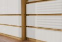 M6 MALWA KOMODA 120CM 6 SZUFLAD ART/BIEL KOMPLET