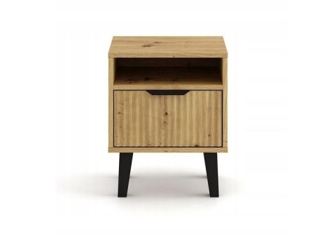 STOLIK NOCNY SCANDI 1S SLIM DĄB ARTISAN