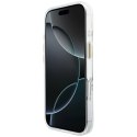 Etui Guess IML Script Metal MagSafe do iPhone 17 przezroczysty