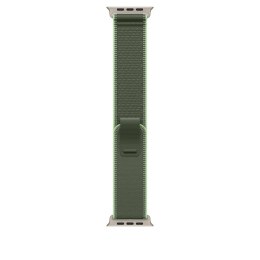 Zegarek Apple Watch 49mm Green/Neon Trail Loop M/L - Natural Titanium Finish