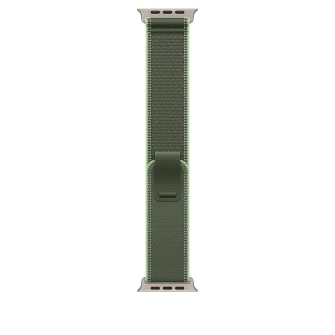 Zegarek Apple Watch 49mm Green/Neon Trail Loop M/L - Natural Titanium Finish