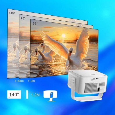 Mini Projektor Przenośny Rzutnik Android 14 WiFi Zenwire PrimeView IMC460 Pro