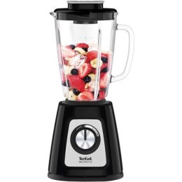 Blender TEFAL BL438831 BlendForce, stacjonarny, 800 W, szklany dzbanek 1.25 L, funkcja kruszenia lodu, czarny