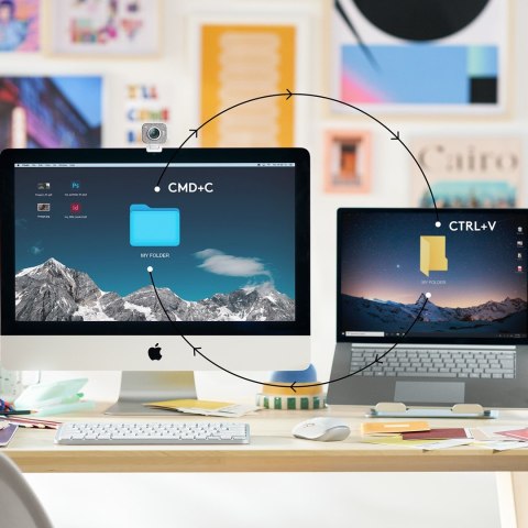 Logitech MX Keys Mini klawiatura RF Wireless + Bluetooth QWERTY Angielski Różowy