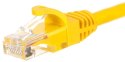 NETRACK RJ45 - RJ45 0.25 m Żółty 0.25 Patchcord