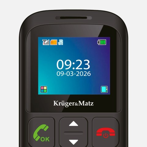 Telefon GSM dla seniora Kruger&Matz Simple 923