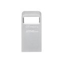 Kingston | USB 3.2 Flash Drive | DataTraveler micro | 256 GB | USB 3.2 | Silver