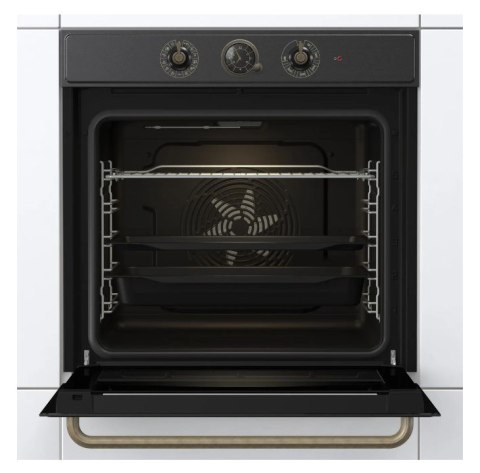 Piekarnik elektryczny GORENJE BOS67371CLB Retro 77 l | termoobieg | grill | HomeMade | kremowy